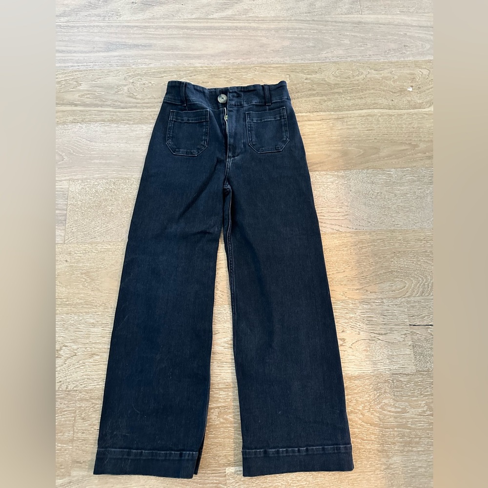 The Colette cropped wide leg pants by Maeve